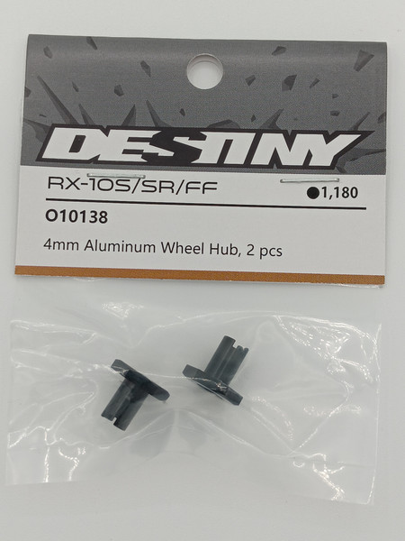 Destiny 4mm Aluminum Wheel Hex Hub (2)