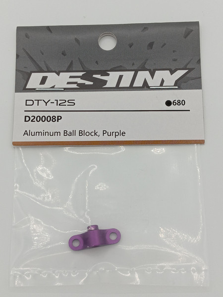 Aluminum Ball Block DTY-12S Purple