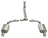 Corsa Performance 10-  Taurus Sho 3.5L Cat Back Exhaust System 14315