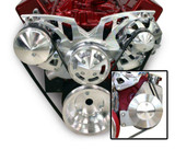 March Performance Sbc Style Track Pulley Set W/Power Steering 21155