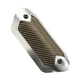 Design Engineering Flexible Heat Shield 3.5 inx6.5in Brushed/Titanim 10901