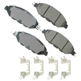 Akebono Brake Corporation ProACT Ultra-Premium Bra ke Pads - Front ACT1649