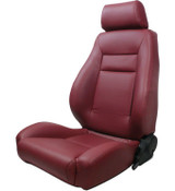 Scat Enterprises Elite 1100 Series Seat Maroon Vinyl LH 80-1100-56L