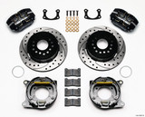 Wilwood Rear Brake Kit Big Ford New 2.50in Blk Drilled 140-13207-D