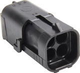 Allstar Performance 4 Pin Weather Pack Square Shroud Housing 10 All76297-10