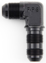 Fragola #8 X 90 Deg Bulkhead Fitting Black 483308-Bl