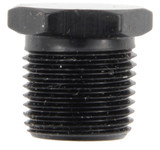 Fragola 3/8 Mpt Hex Pipe Plug Black 493303-Bl