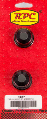 Racing Power Co-Packaged 1-1/4 Od X 3/4 Id Steel V/C Pvc Grommets 2Pk R4997
