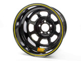 Aero Race Wheels 15X8 1In 5.00 Black  51-185010