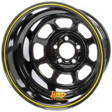 Aero Race Wheels 15X10 4.5In. 5.00 Black  51-105045Rf