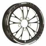 Weld Racing V-Series Frnt Drag Wheel Blk 15X3.5 5X4.5Bc 1.75B 84B-15204