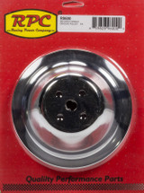 Racing Power Co-Packaged Chrome Steel Water Pump Pulley Sbc Short 7.1 Dia R9600