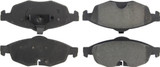 Centric Brake Parts Premium Semi-Metallic Br Ake Pads With Shims And 300.0869