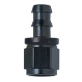 Fragola Hose Fitting #20 Str Push Lock Black 200120-Bl