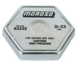 Moroso Radiator Cap 31-33 Psi Hexagon 63332