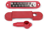 Quickcar Racing Products Red Terminal Buss Bar W/Covers 57-8012