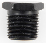 Fragola 1/8 Mpt Hex Pipe Plug Black 493301-Bl