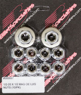 Billet Specialties 1/2-20 X 1/2 Mag Lug Nuts (10/Pk) 999997