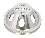 Racing Power Co-Packaged Polished Alum Bbc Single Groove Water Pump Pulley R8840Pol
