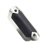 Design Engineering Flexible Heat Shield 3.5 in x 6.5in Brushed/Onyx 10900