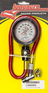 Longacre Tire Gauge 0-100Psi 2.5 In Gid Deluxe 52-52053