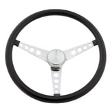 Grant Classic 15In Black Vinyl Wheel - Chrome 3-Spoke 277