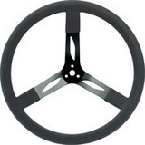 Quickcar Racing Products 17In Steering Wheel Steel Black 68-004