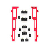 R And M Specialties Spark Plug Wire Loom Bbc Red 1102-R