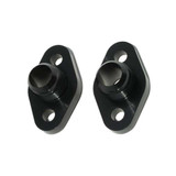 Meziere Sbc #12 Water Pump Port Adapters - Black (2Pk) Wp8112Ans