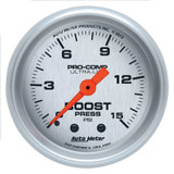 Autometer 2-1/16 U/L Boost Gauge 0-15Psi 4302