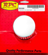 Racing Power Co-Packaged Chrome Push In Breather W/O Shield 3In Tall Each R9308