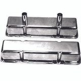 Racing Power Co-Packaged Polished Alum Sb Chevy Circle Track Valve Cover R6140