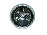 Autometer C/F 2-1/16In Fuel Press. Gauge 0-15Psi 4711