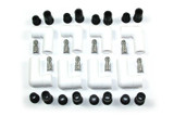 Pertronix Ignition Ceramic Spark Plug Boot Kit 90-Deg 8Pk White 8501Ht-8