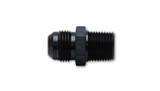 Vibrant Performance Straight Adapter Fitting ; Size: -8An X 3/8In Npt 10221