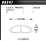 Hawk Brake Performance Street Brake Pads (4) Hb247N.575