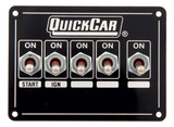 Quickcar Racing Products Ignition Panel - Dual Ing. W/X-Over & 3 Whl Bk 50-7713