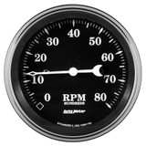 Autometer 3-3/8 Tachometer 8000 Rpm Old Tyme In-Dash 1790