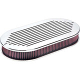 Billet Specialties Dual Quad Air Cleaner Ball Milled 15520