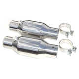 Pypes Performance Exhaust Catalytic Converter Kit Pair 2.5In Hi Flow Cvm11K