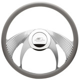 Billet Specialties Steering Wheel Half Wrap 15.5In Phantom 34065