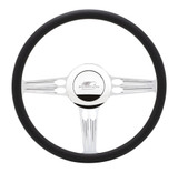 Billet Specialties Steering Wheel Half Wrap 15.5In Hollowpoint 34120