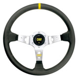 Omp Racing, Inc. Corsica Steering Wheel Black And Silver Od/1956/An