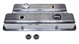 Holley Sbc Muscle Series Valve Covers  (Pair) 241-137