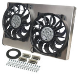 Derale Dual Rad Fan W/Alum Shroud Assembly 16825