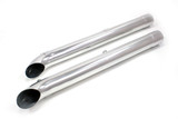Dougs Headers Side Pipes - Silver (Pair) D930