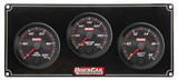 Quickcar Racing Products Redline 3 Gauge Panel Op/Wt/Volt 69-3017