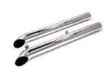 Dougs Headers Side Pipes - Chrome (Pair) D930-C