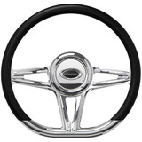 Billet Specialties Steering Wheel 14In D-Shape Victory Polished 29441