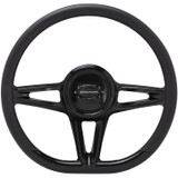 Billet Specialties Steering Wheel 14In D-Shape Victory Black Blk29441